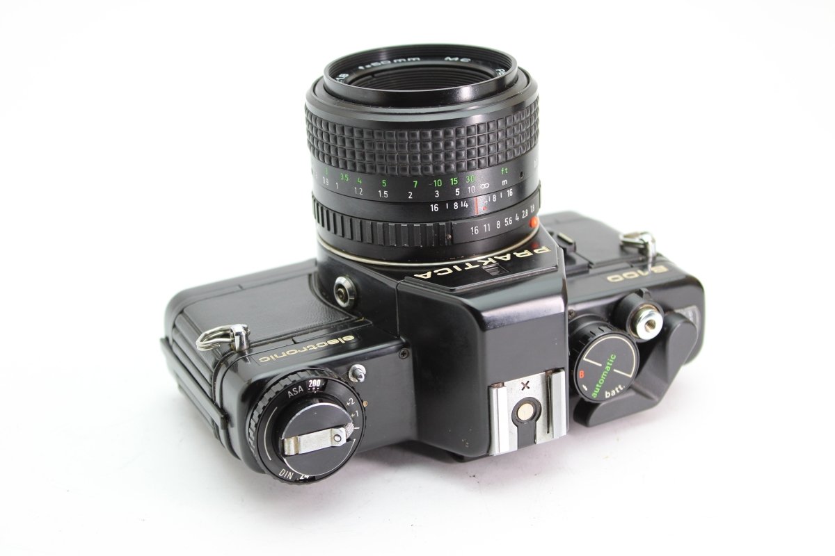 Praktica B100 Electronic + 50mm f1.8 + 28mm f2.8 (#2676