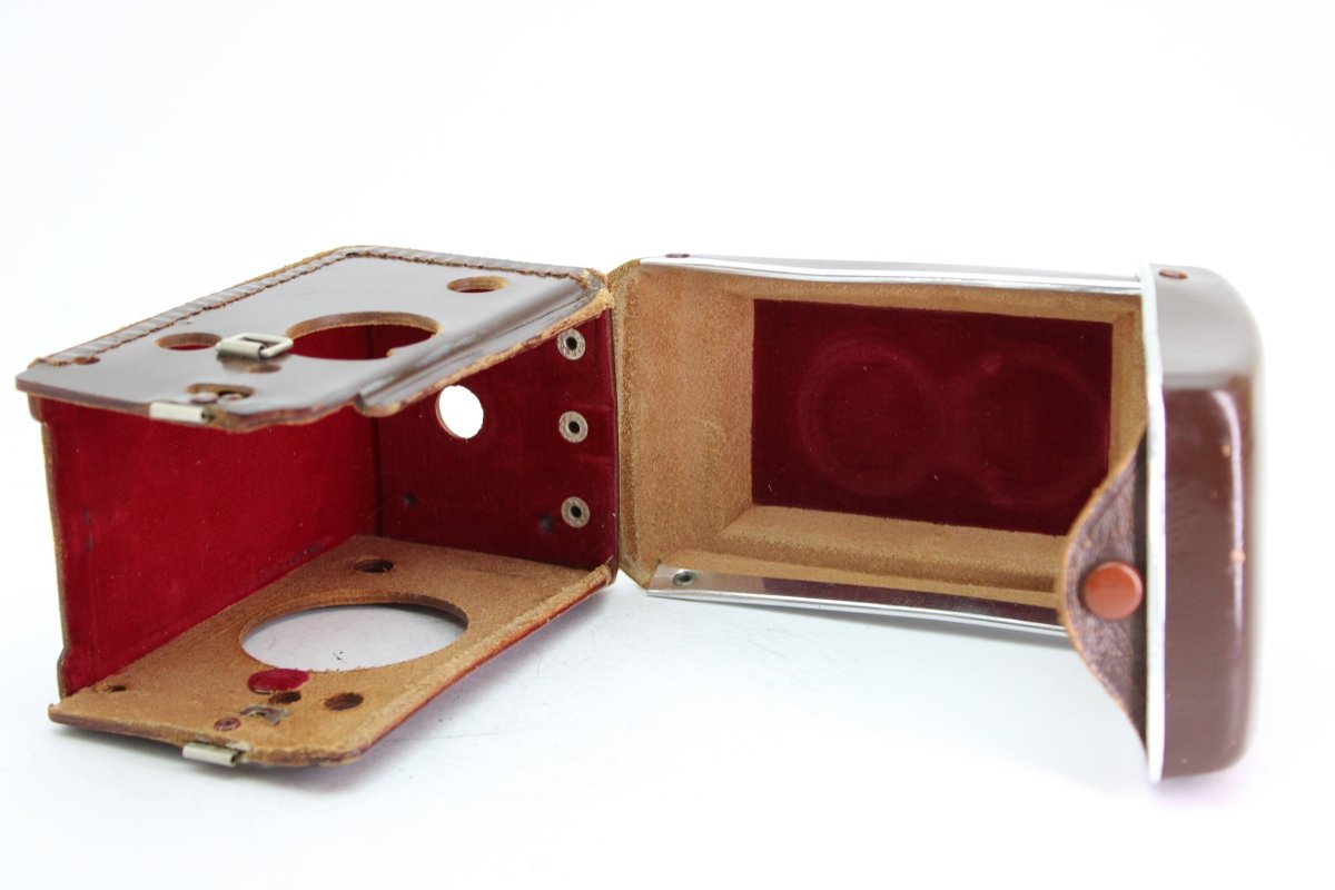 Yashica Brown Leather Case for TLR (#3611) - Yashica