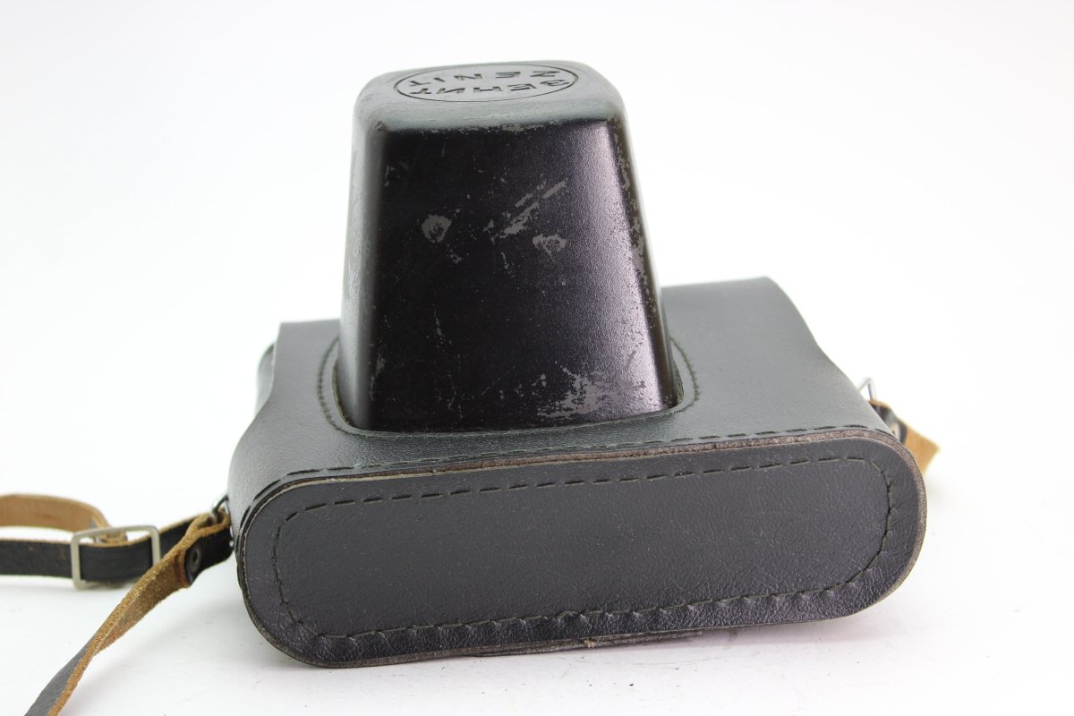 Zenit Black Leather Case with Strap (#2884) - Zenit