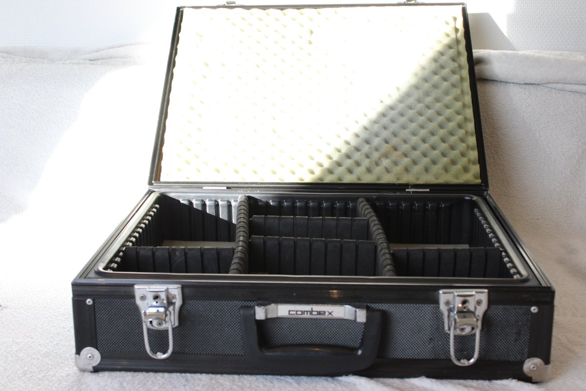 Vintage Combex Black Metal Camera Case - Combex