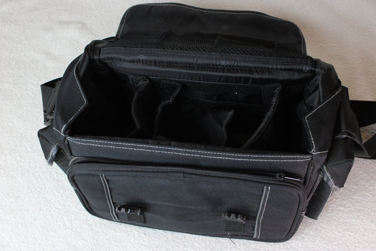 Vintage Flamingo Black Camera Bag - Flamingo