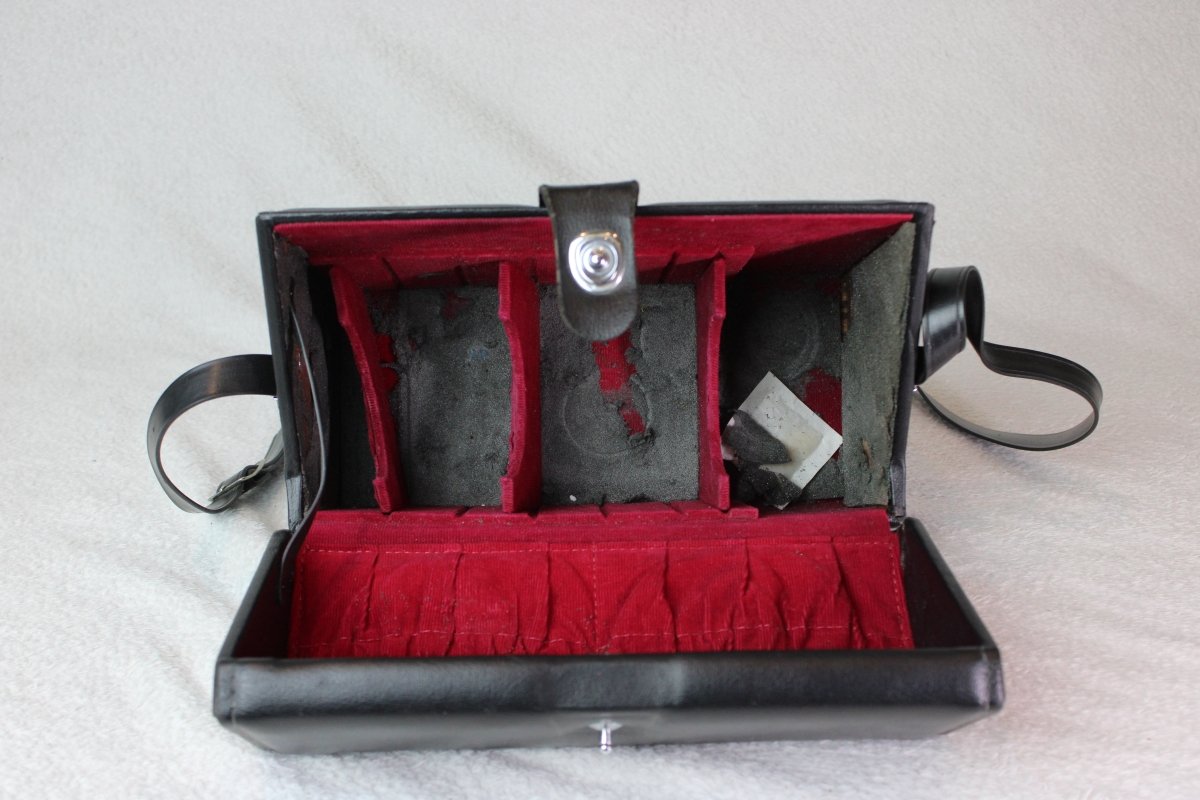 Vintage Pentax Black Leather Camera Case - Pentax